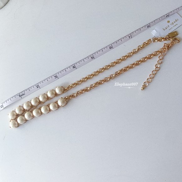 Kate Spade white pearl necklace - Picture 3 of 4